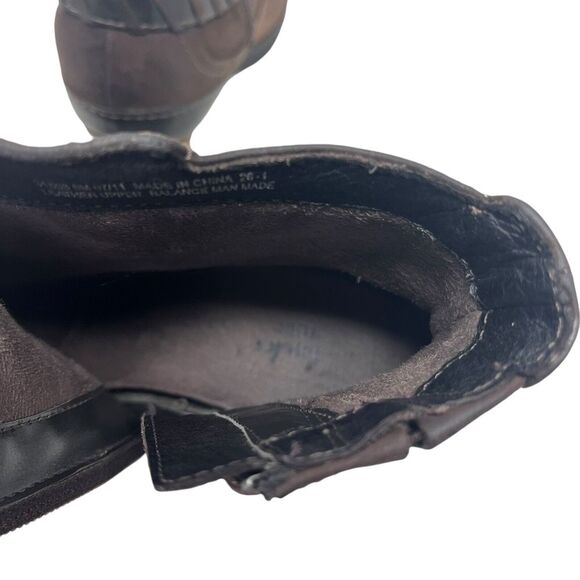 Clarks Active Air Suede Leather Women's Boots Brown Heeled Ankle Boots Size 6M - Picture 7 of 8